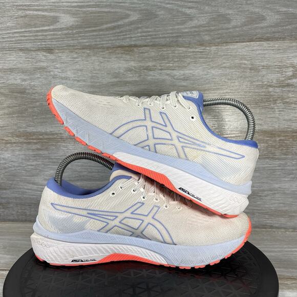 ASICS Women's GT-2000 10 White Periwinkle Blue Running Shoes Size 7 - Picture 7 of 8